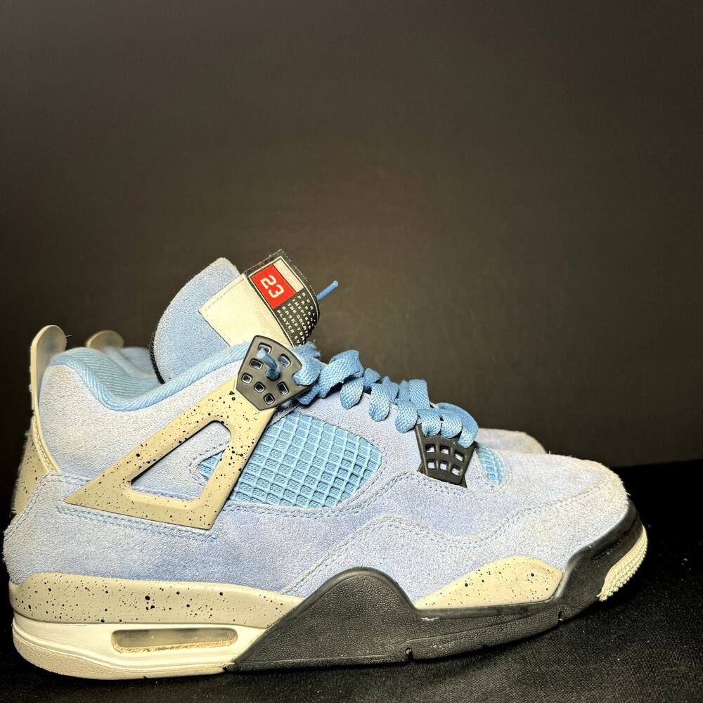 Size 8 - Nike Air Jordan 4 Retro University Blue Men's Shoes
